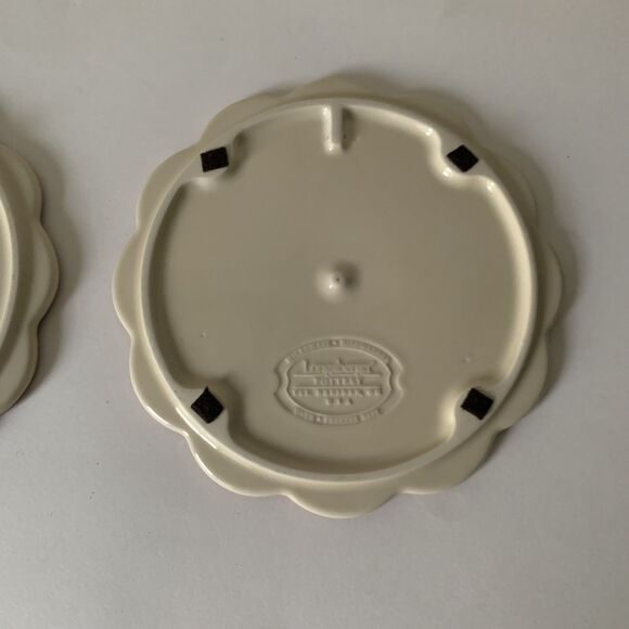 Longaberger Pottery 2 Trivets American Craft Originals Paprika Rooster Ceramic - Picture 7 of 8